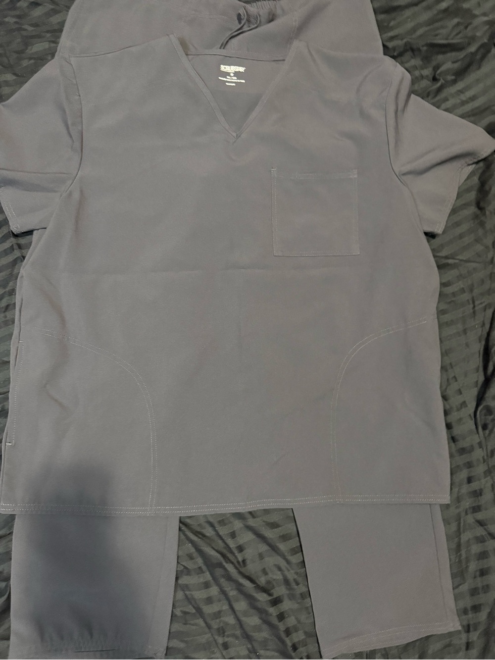 Scrubstar Premium Scrub Set Gray 2XL V-Neck